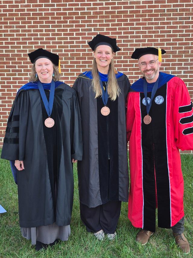Education and Counseling Faculty Award Winners - Dr. Kat McCleskey, Dr. Jen Gerlach, Dr. Evan Long
