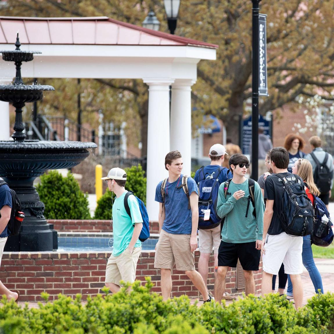 &ldquo;Where do you want to meet?&rdquo;
&ldquo;Where else? Rotunda fountain.&rdquo;