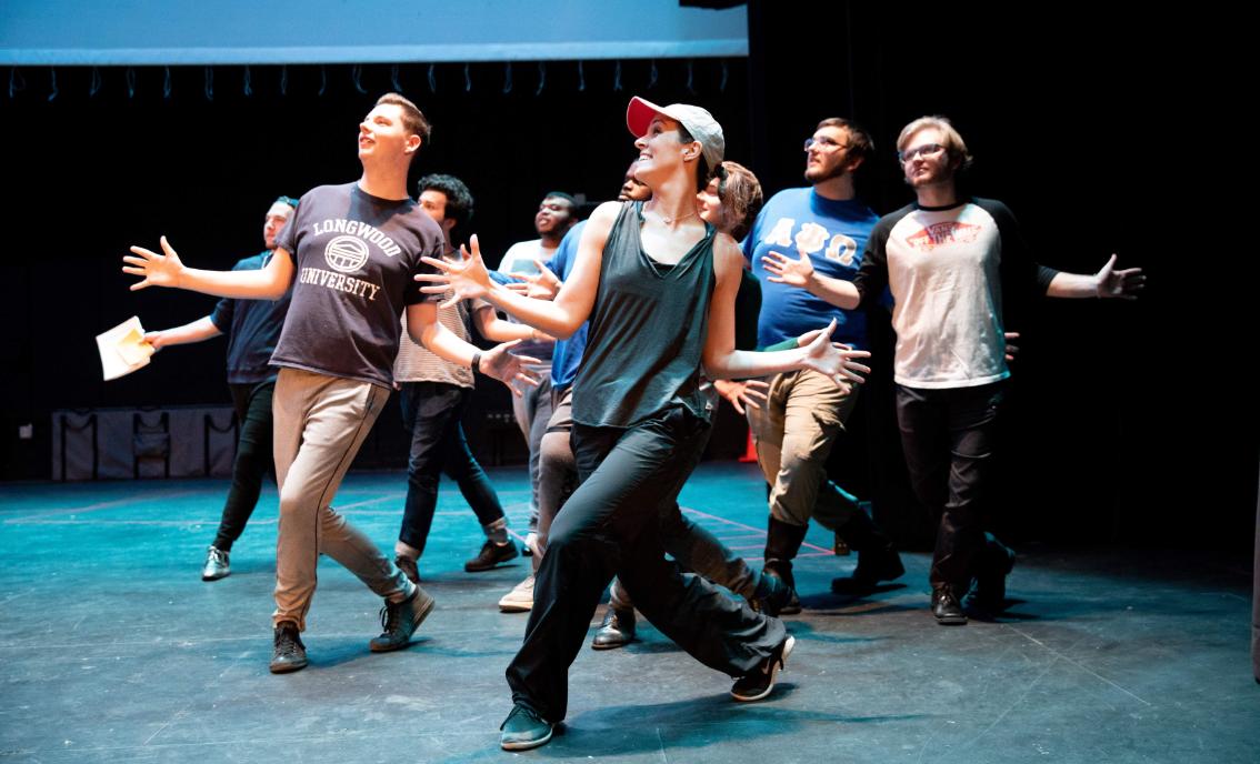 New York City-based performer and choreographer, Marisa Kirby, works with cast members from Chicago