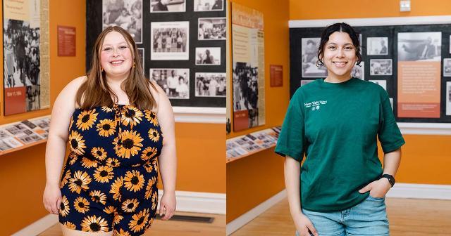 Hailey Belote ’23 and Gabrielle Bustillos ’24